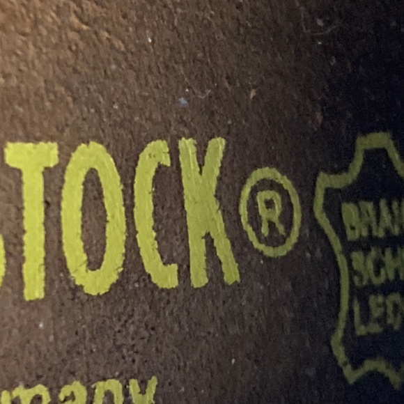 Birkenstock Boston Clogs EU41 Gray Patent Leather Cork Footbed Slip-On Germany - Picture 9 of 16